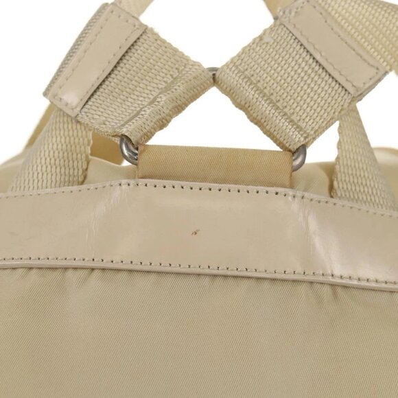 PRADA Backpack Nylon White Silver Auth 145850 - Picture 4 of 15